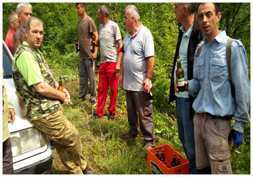 Акција за чистење во село Јабланица